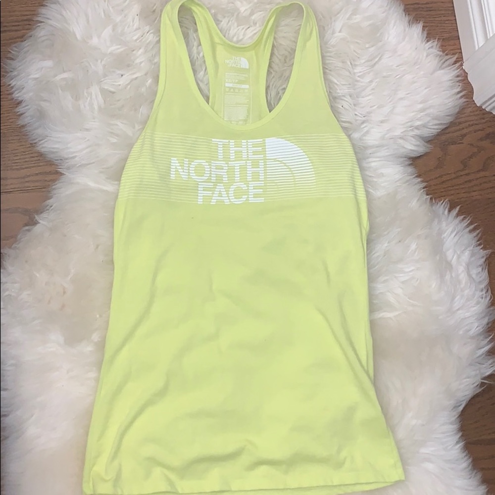The North Face yellow tank